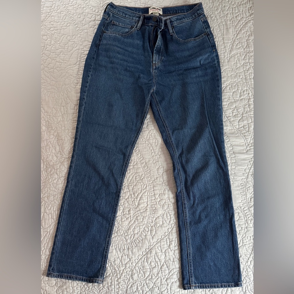 Kirkland high-rise straight fit jeans size 8